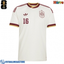 Fotballdrakt Herre Spania Rodri Hernandez #16 Bortedrakt VM 2026 Kortermet
